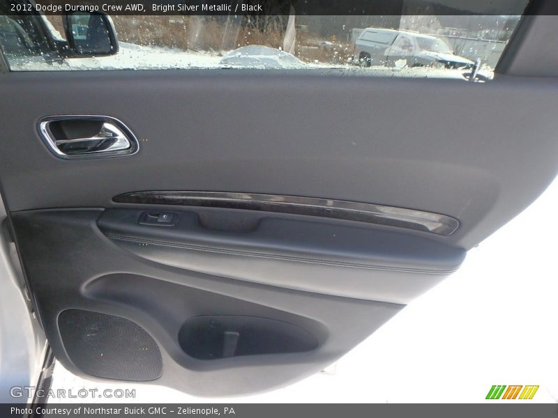 Bright Silver Metallic / Black 2012 Dodge Durango Crew AWD