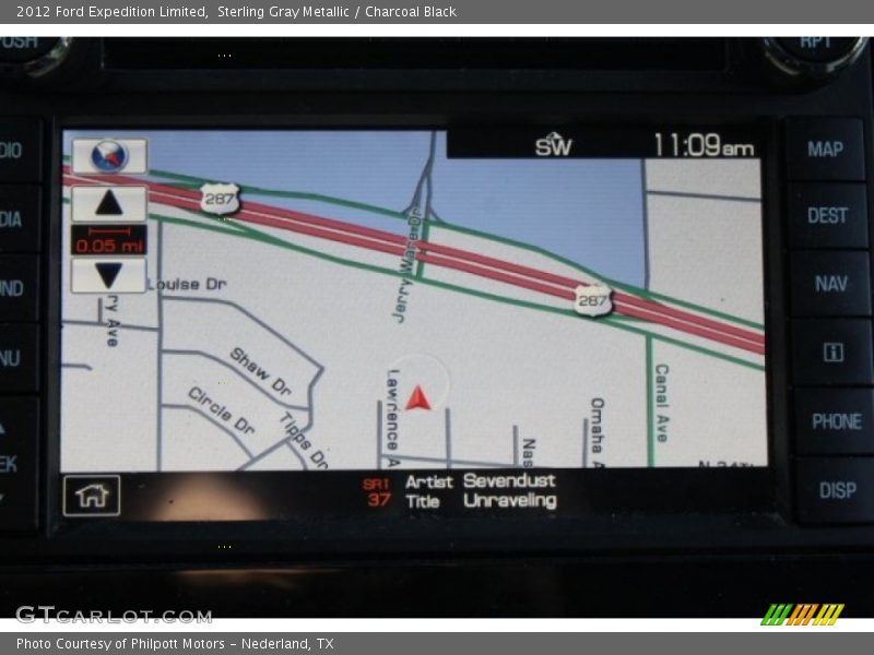 Sterling Gray Metallic / Charcoal Black 2012 Ford Expedition Limited