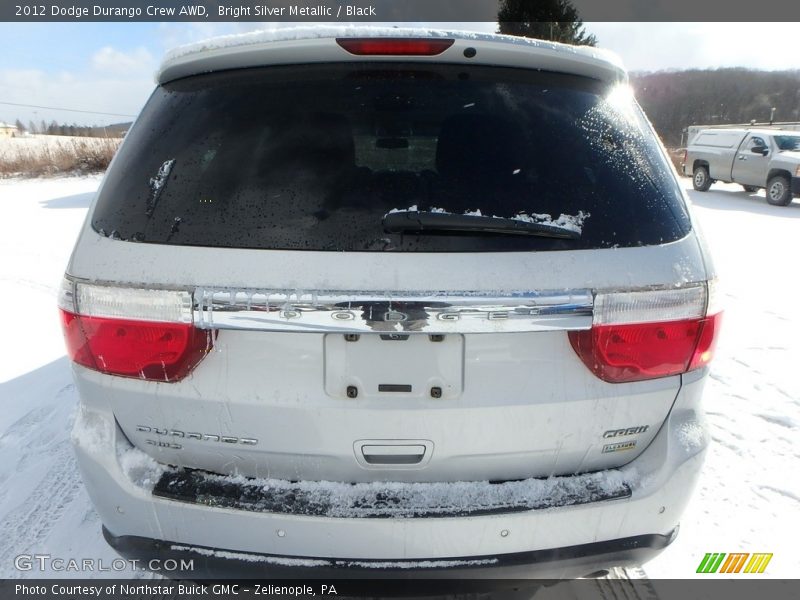 Bright Silver Metallic / Black 2012 Dodge Durango Crew AWD