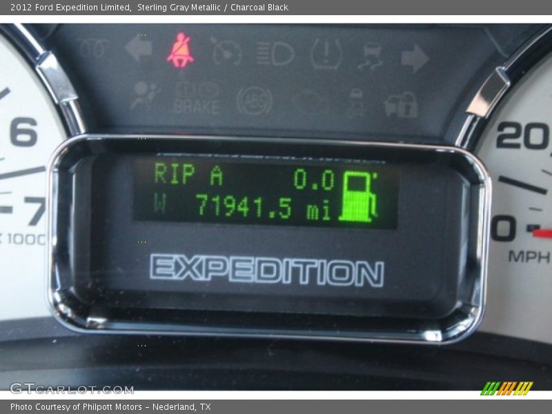 Sterling Gray Metallic / Charcoal Black 2012 Ford Expedition Limited