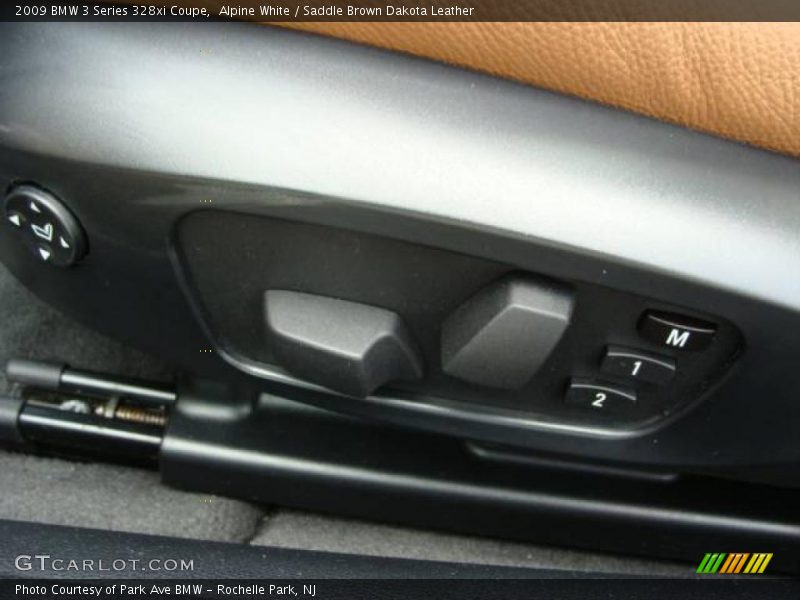 Alpine White / Saddle Brown Dakota Leather 2009 BMW 3 Series 328xi Coupe