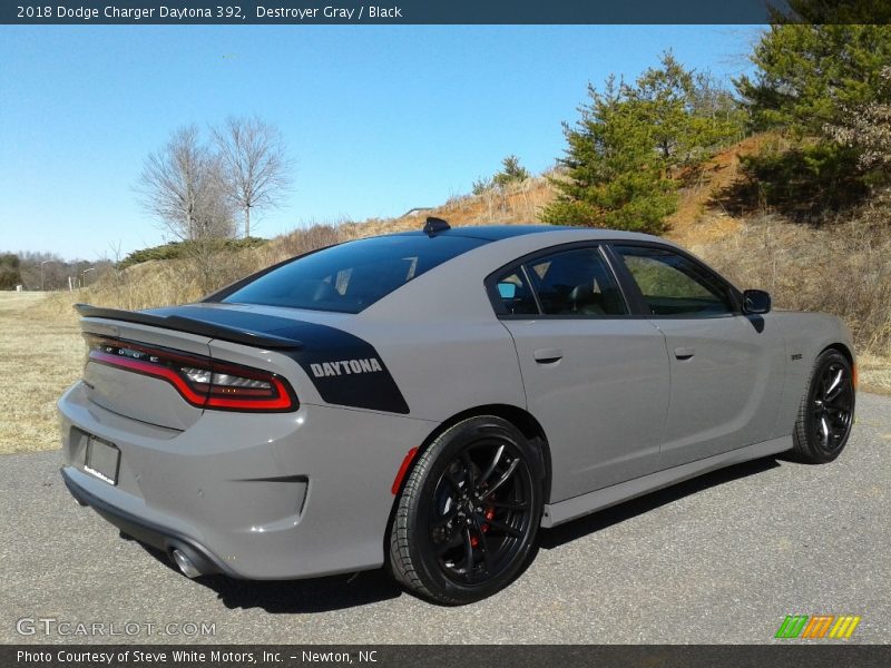 Destroyer Gray / Black 2018 Dodge Charger Daytona 392