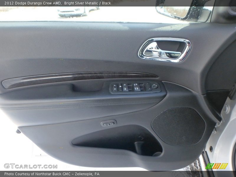 Bright Silver Metallic / Black 2012 Dodge Durango Crew AWD