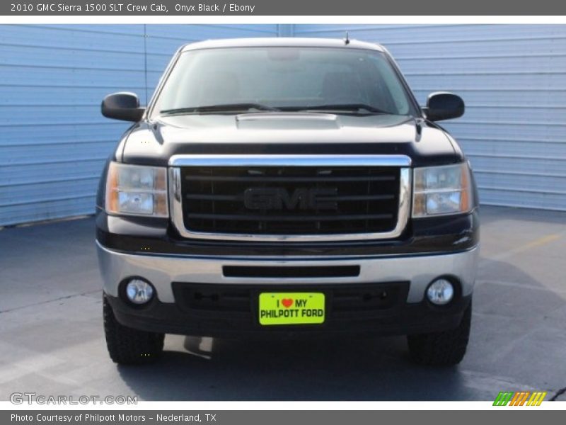 Onyx Black / Ebony 2010 GMC Sierra 1500 SLT Crew Cab