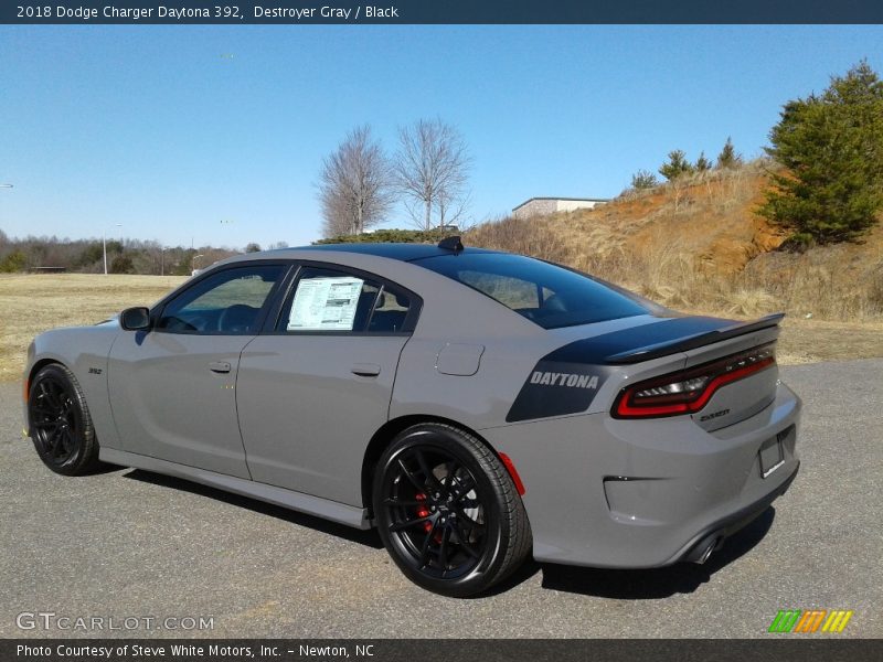Destroyer Gray / Black 2018 Dodge Charger Daytona 392