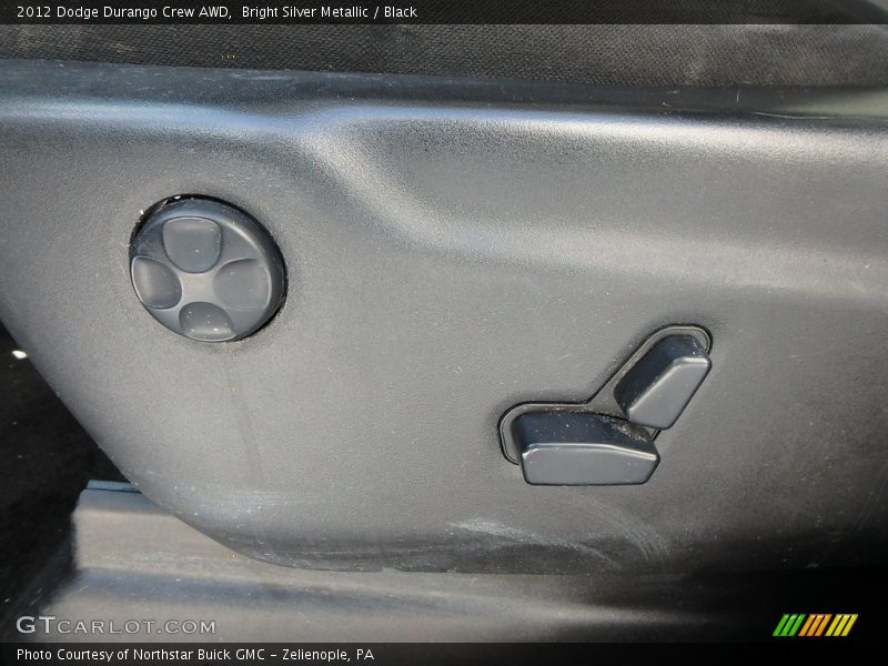 Bright Silver Metallic / Black 2012 Dodge Durango Crew AWD