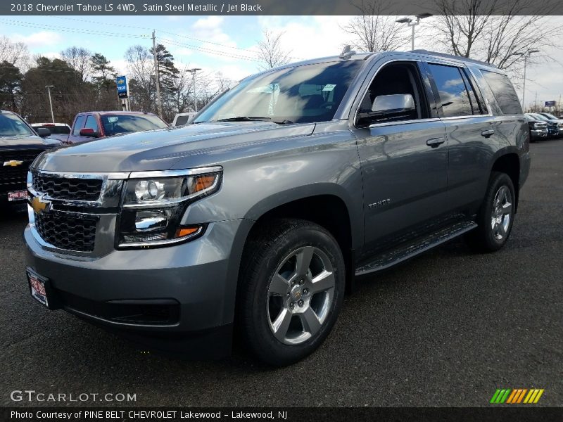 Satin Steel Metallic / Jet Black 2018 Chevrolet Tahoe LS 4WD