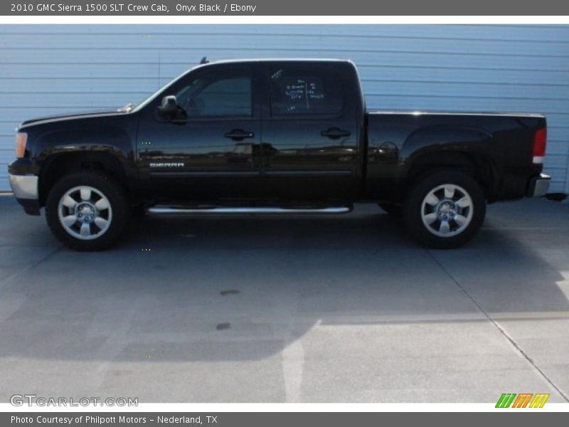 Onyx Black / Ebony 2010 GMC Sierra 1500 SLT Crew Cab