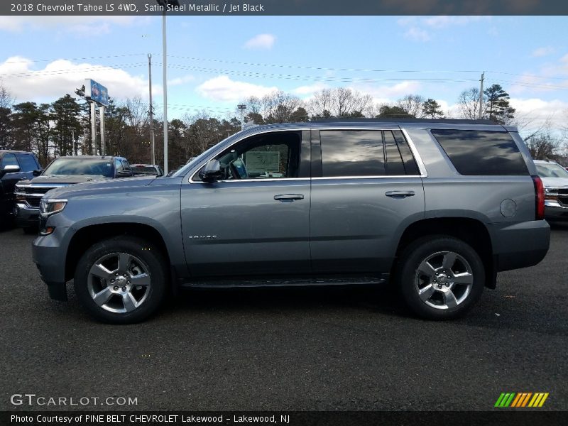Satin Steel Metallic / Jet Black 2018 Chevrolet Tahoe LS 4WD