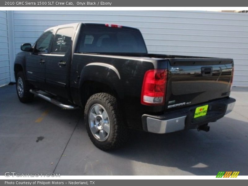 Onyx Black / Ebony 2010 GMC Sierra 1500 SLT Crew Cab