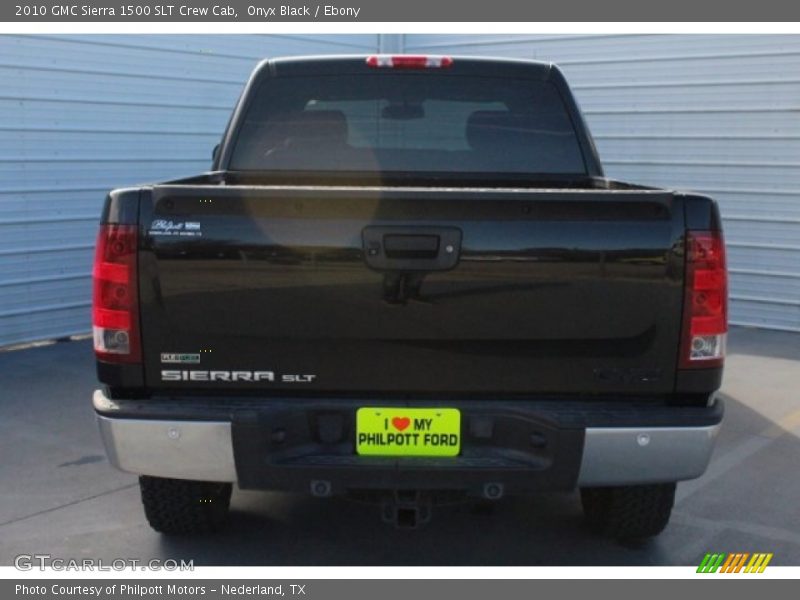 Onyx Black / Ebony 2010 GMC Sierra 1500 SLT Crew Cab