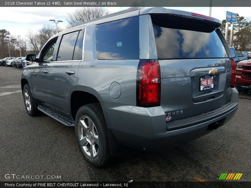 Satin Steel Metallic / Jet Black 2018 Chevrolet Tahoe LS 4WD