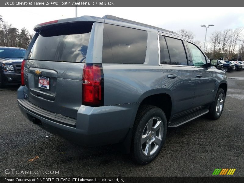 Satin Steel Metallic / Jet Black 2018 Chevrolet Tahoe LS 4WD