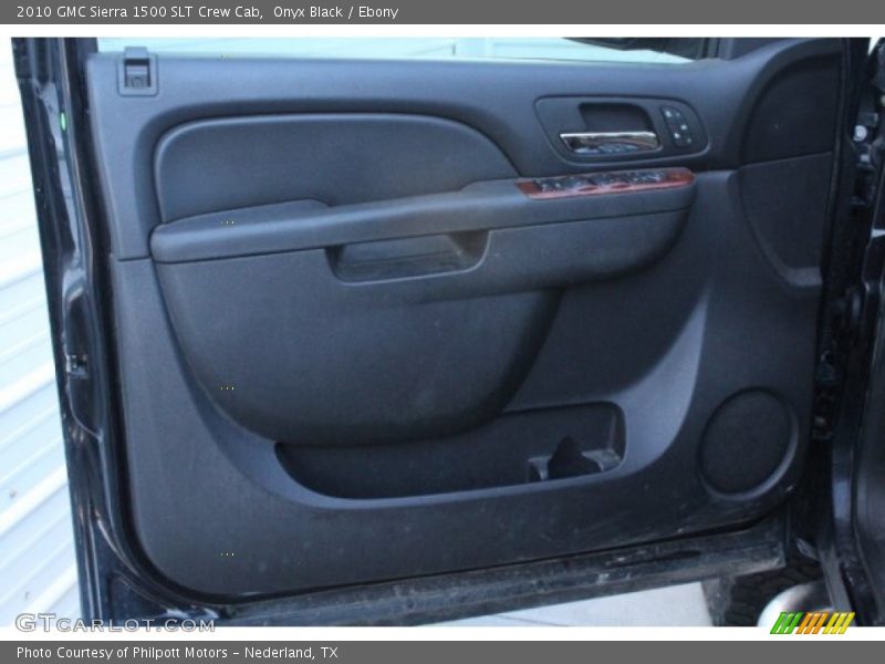 Onyx Black / Ebony 2010 GMC Sierra 1500 SLT Crew Cab