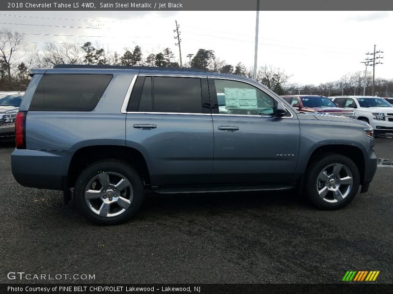 Satin Steel Metallic / Jet Black 2018 Chevrolet Tahoe LS 4WD