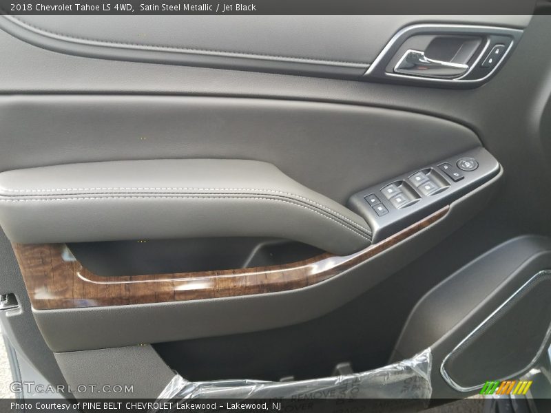 Satin Steel Metallic / Jet Black 2018 Chevrolet Tahoe LS 4WD