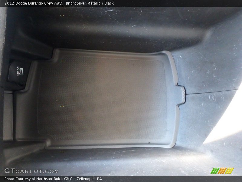 Bright Silver Metallic / Black 2012 Dodge Durango Crew AWD