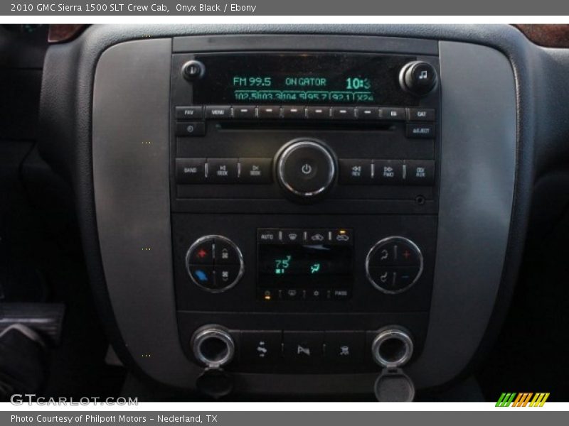 Onyx Black / Ebony 2010 GMC Sierra 1500 SLT Crew Cab