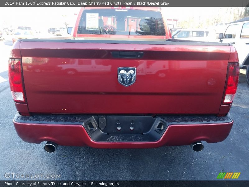 Deep Cherry Red Crystal Pearl / Black/Diesel Gray 2014 Ram 1500 Express Regular Cab
