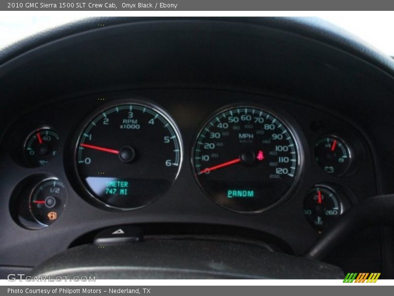 Onyx Black / Ebony 2010 GMC Sierra 1500 SLT Crew Cab