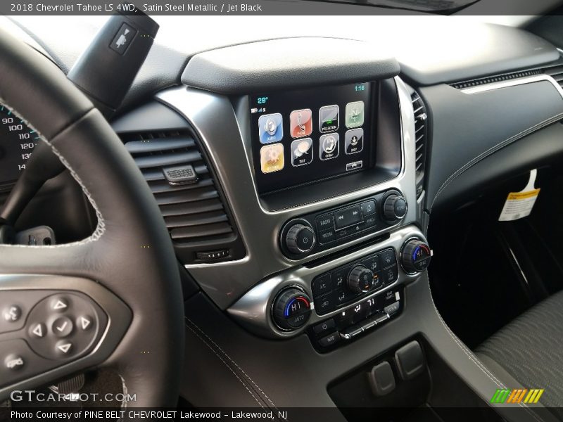 Satin Steel Metallic / Jet Black 2018 Chevrolet Tahoe LS 4WD