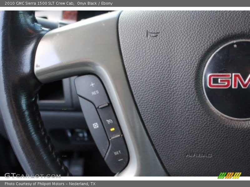 Onyx Black / Ebony 2010 GMC Sierra 1500 SLT Crew Cab