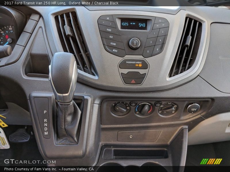 Controls of 2017 Transit Van 250 HR Long