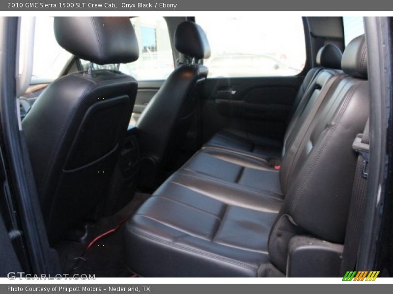 Onyx Black / Ebony 2010 GMC Sierra 1500 SLT Crew Cab