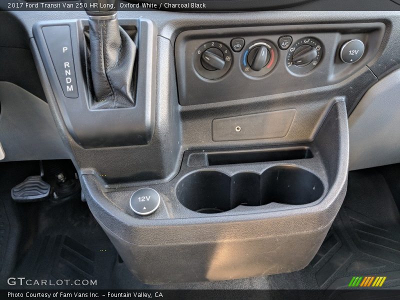 Oxford White / Charcoal Black 2017 Ford Transit Van 250 HR Long