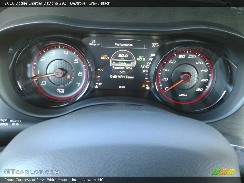 Destroyer Gray / Black 2018 Dodge Charger Daytona 392