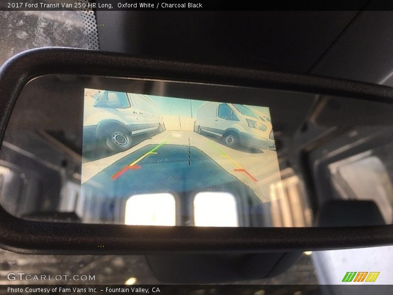 Oxford White / Charcoal Black 2017 Ford Transit Van 250 HR Long