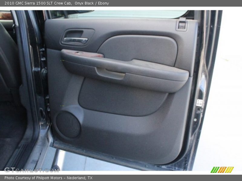Onyx Black / Ebony 2010 GMC Sierra 1500 SLT Crew Cab