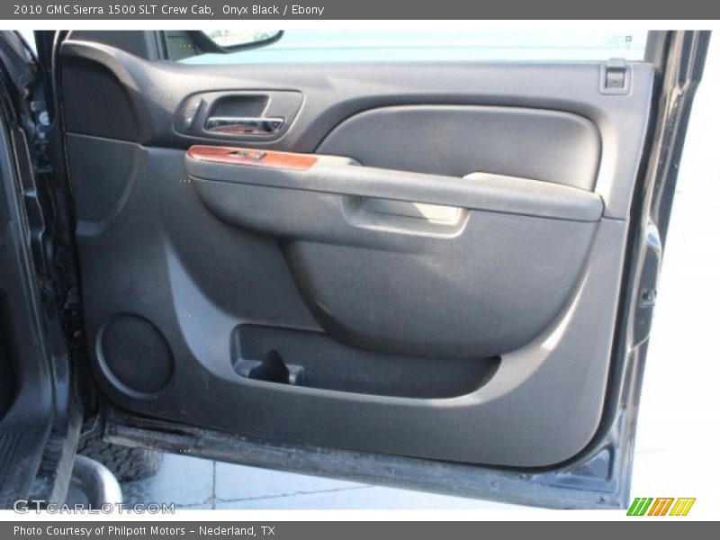 Onyx Black / Ebony 2010 GMC Sierra 1500 SLT Crew Cab