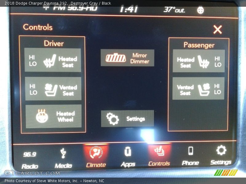 Destroyer Gray / Black 2018 Dodge Charger Daytona 392