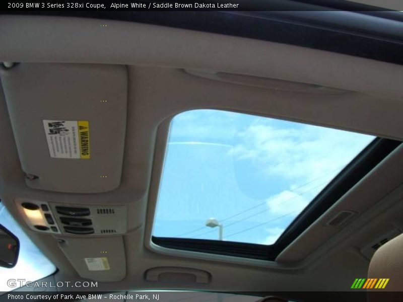 Alpine White / Saddle Brown Dakota Leather 2009 BMW 3 Series 328xi Coupe