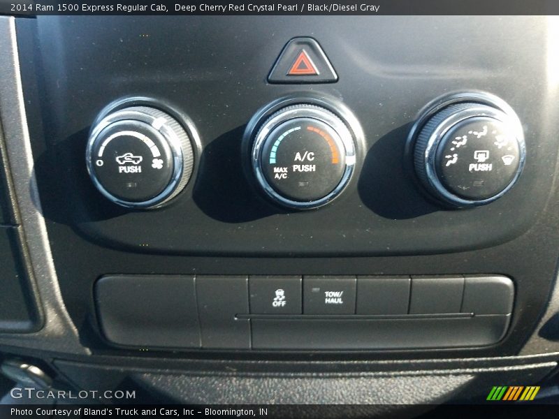 Deep Cherry Red Crystal Pearl / Black/Diesel Gray 2014 Ram 1500 Express Regular Cab