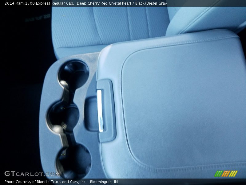 Deep Cherry Red Crystal Pearl / Black/Diesel Gray 2014 Ram 1500 Express Regular Cab