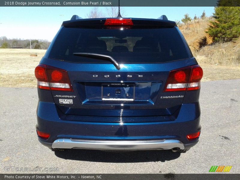 Contusion Blue Pearl / Black 2018 Dodge Journey Crossroad