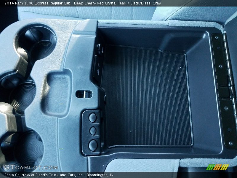 Deep Cherry Red Crystal Pearl / Black/Diesel Gray 2014 Ram 1500 Express Regular Cab
