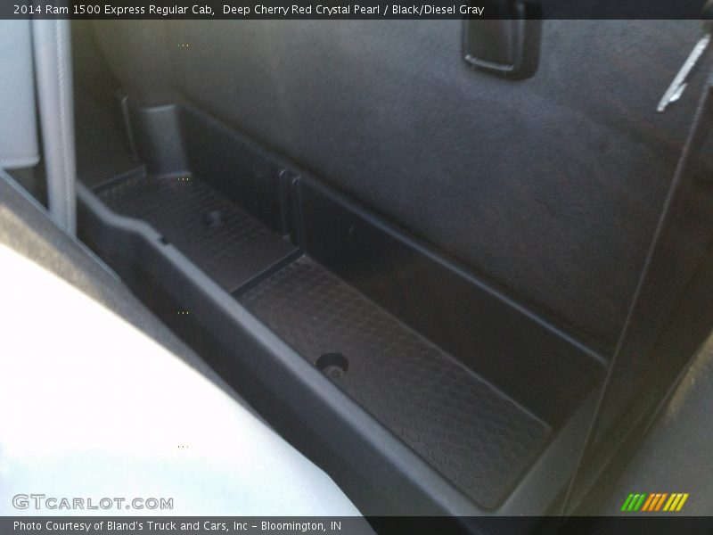 Deep Cherry Red Crystal Pearl / Black/Diesel Gray 2014 Ram 1500 Express Regular Cab