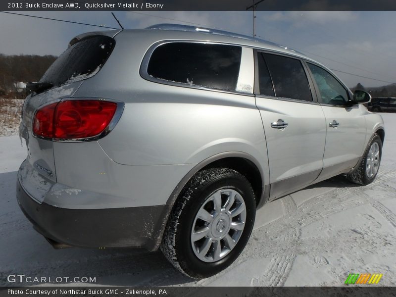 Quicksilver Metallic / Ebony 2012 Buick Enclave AWD