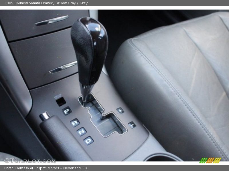 Willow Gray / Gray 2009 Hyundai Sonata Limited