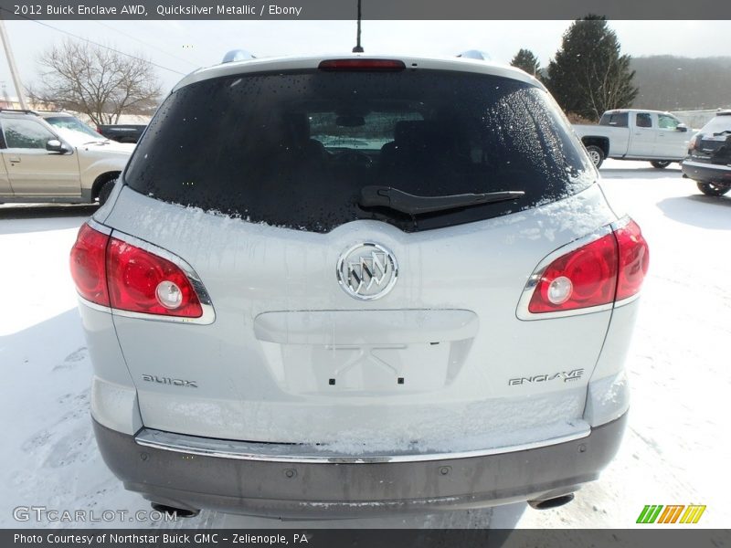 Quicksilver Metallic / Ebony 2012 Buick Enclave AWD
