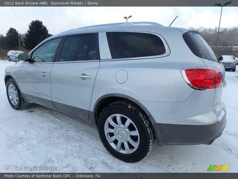 Quicksilver Metallic / Ebony 2012 Buick Enclave AWD