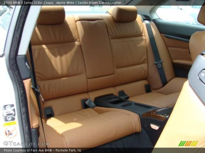 Alpine White / Saddle Brown Dakota Leather 2009 BMW 3 Series 328xi Coupe