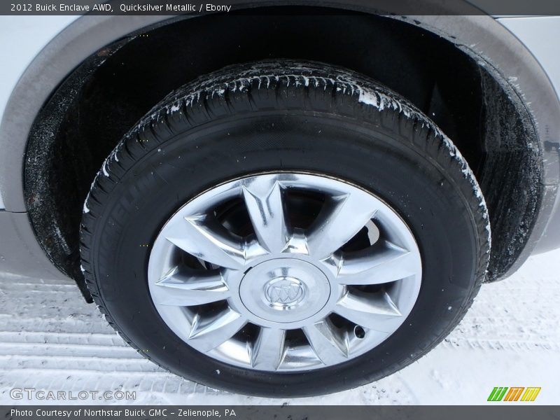 Quicksilver Metallic / Ebony 2012 Buick Enclave AWD