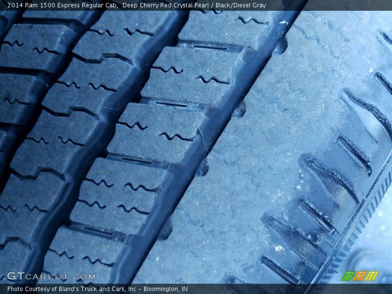 Deep Cherry Red Crystal Pearl / Black/Diesel Gray 2014 Ram 1500 Express Regular Cab