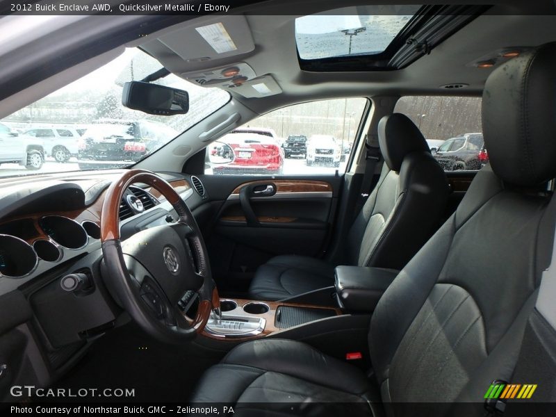 Quicksilver Metallic / Ebony 2012 Buick Enclave AWD