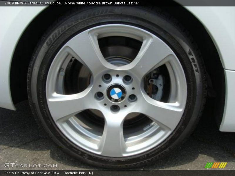 Alpine White / Saddle Brown Dakota Leather 2009 BMW 3 Series 328xi Coupe