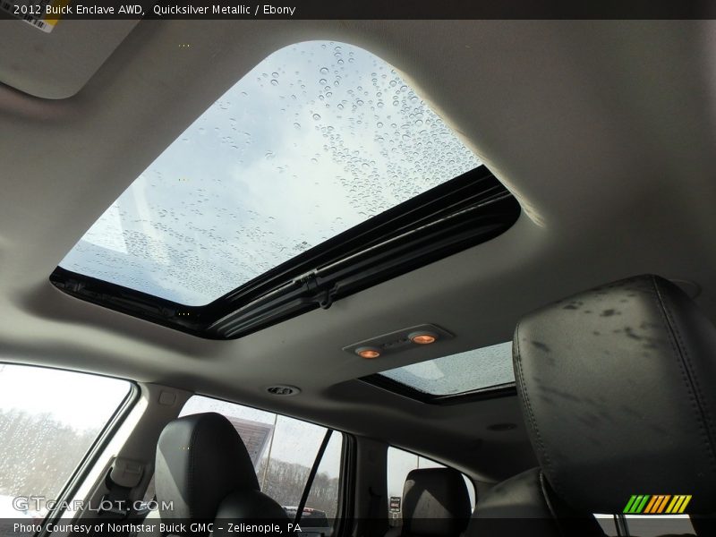 Quicksilver Metallic / Ebony 2012 Buick Enclave AWD